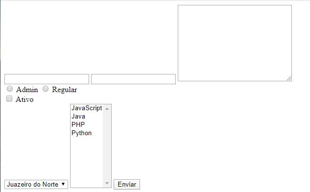 Criar Formulário HTML